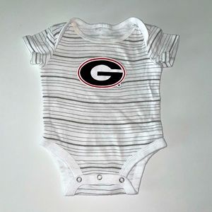 Georgia Bulldogs Baby Boy Shortsleeved Onesie (0-3m)